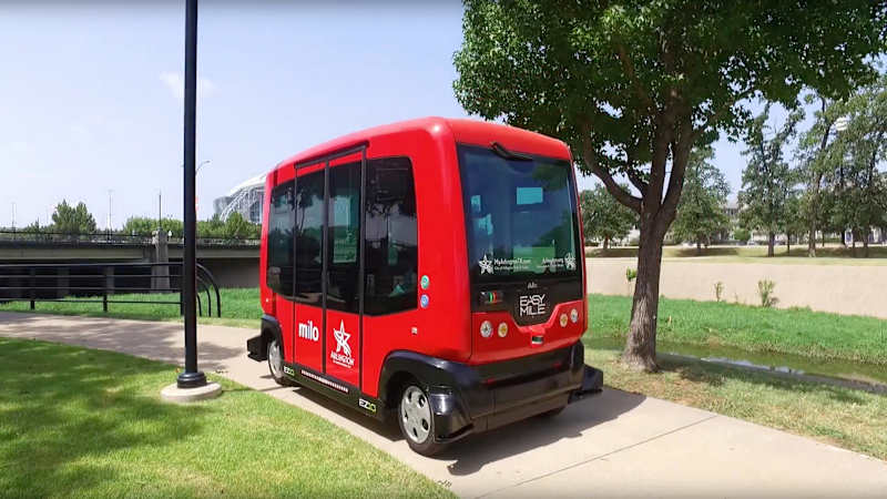 Arlington, TX gets autonomous shuttles for Cowboys, Rangers games